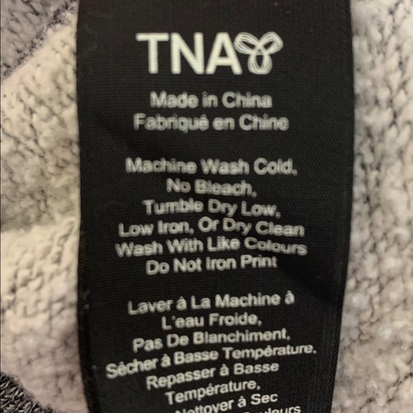 Woman’s TNA Grey Hoodie - Picture 4 of 4